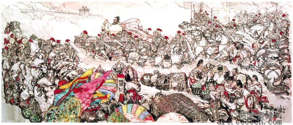 黄巢进长安 250×110 1987年